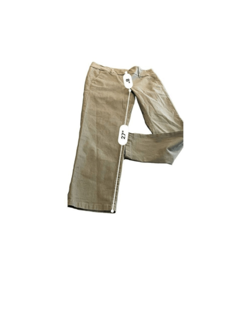 ANN TAYLOR LOFT MODERN CHINO CROP PANTS SIZE 2 - Picture 9 of 10